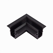 Угол-соединитель для встраиваемого магнитного шинопровода под ГКЛ 12мм ST-Luce Черный ST1007.429.12