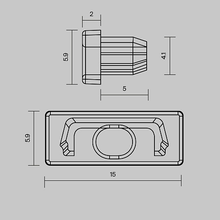 Комплектующие для профиля Led Strip 642012 - фото