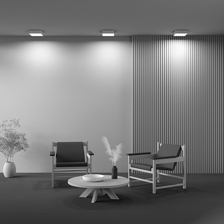 Потолочный светильник Technical Zon C032CL-24W3K-SQ-W - фото