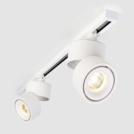 Трековый светодиодный светильник для однофазного шинопровода Klips черный 15W 4200K (1 шт.) LTB21 - фото