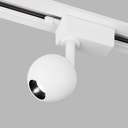 Трековый светодиодный светильник для однофазного шинопровода Ball Белый 8W 4200K LTB76 Elektrostandard - фото