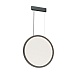DK6606-BK Подвесной вертикальный светильник Veil со светодиодом H1700 d600 220V 48W 3000-6000K IP20 черный алюминий - фото