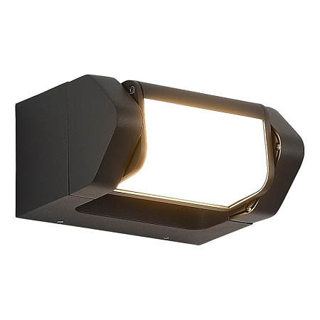 Светильник настенный ST-Luce темно-серый/белый LED 1*8W 3000K SL9540.701.01 - фото