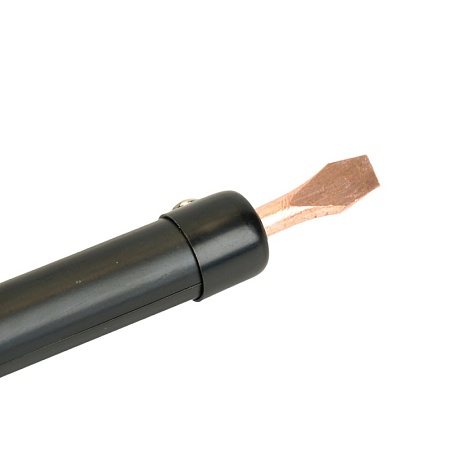 Паяльник с деревянной ручкой 65W, нихромовый нагреватель, долговечное жало, 230В, STEKKER  PLE110-60 - фото