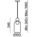 Подвесной светильник Freya Focus FR5220PL-01G - фото