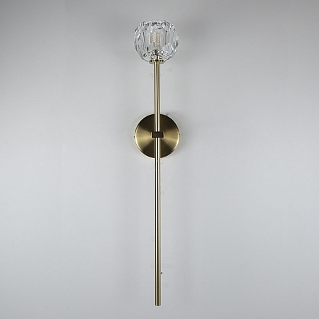 Бра Boule De Cristal Long Sconce Brass Imperiumloft 185376-22 - фото
