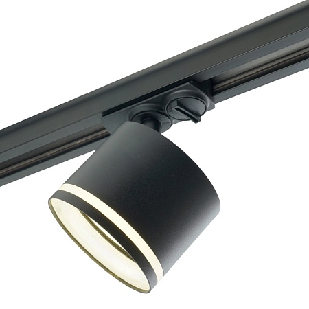 Светильник Feron AL163 трековый однофазный на шинопровод под лампу GX53, черный - фото