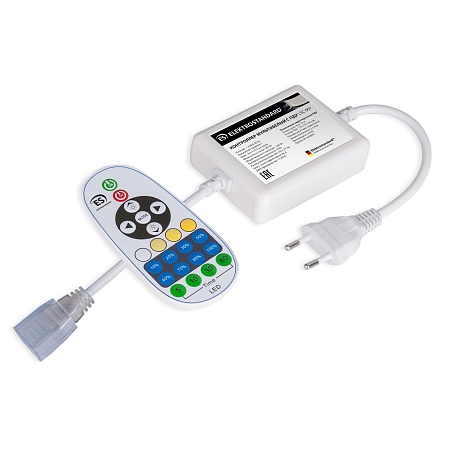 Контроллер для светодиодной ленты Premium мультибелый с ПДУ 220V (радио) IP20 LSC 007 Elektrostandard - фото