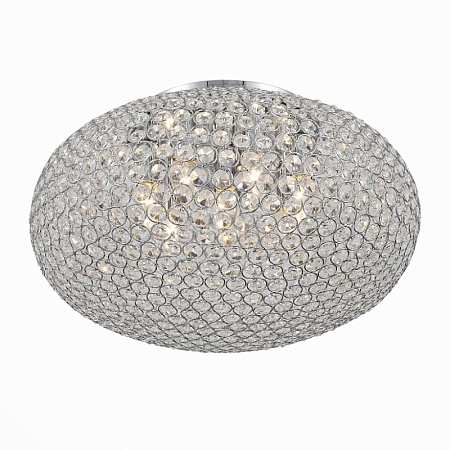 Люстра потолочная ST-Luce Хром/Хром, Прозрачный E14 8*40W SL753.102.08 - фото