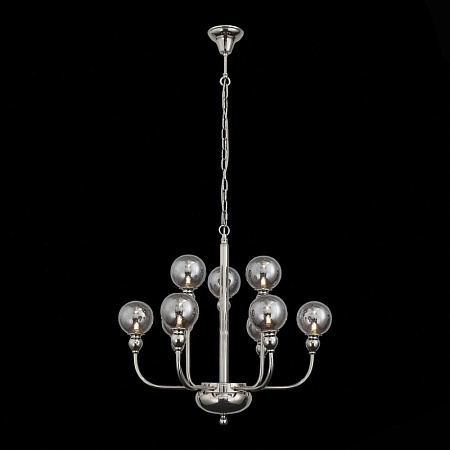 Люстра подвесная ST-Luce Никель/Дымчатый G9 9*5W SL552.103.09 - фото