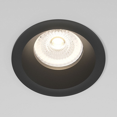 Светильник встраиваемый Andi GU10 черный IP44 25061/01 Elektrostandard - фото