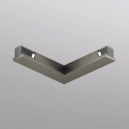 TR5723-DN Электрический коннектор для трека SHINE BASE 90° потолок-потолок, темный никель, алюминий - фото