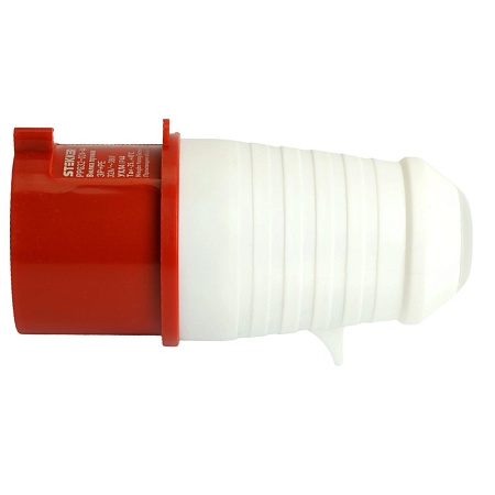 Вилка прямая ST-024 32А 380В 3P+PE IP44, PPG32-024-44, Stekker - фото