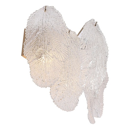 Светильник настенный ST-Luce золотистый/прозрачный, янтарный G9LED 2*5W SL6135.201.02 - фото