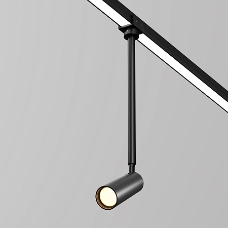 Уличный трековый светильник Focus led Elasity IP 3000К 8Вт 55° черный - фото