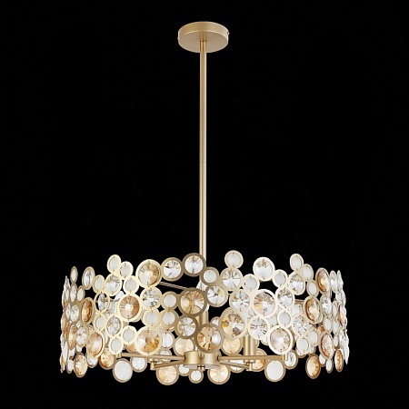 Светильник подвесной ST-Luce Золотистый/Золотистый, Прозрачный E14 5*60W SL1172.203.05 - фото