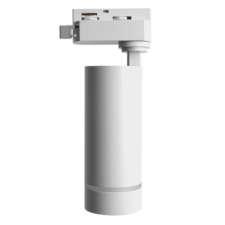 Светодиодный светильник Feron AL106 трековый однофазный на шинопровод 12W 2700K 80 градусов белый - фото