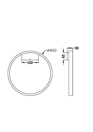 Настенный светильник (бра) Maytoni Rim MOD058WL-L25B3K - фото