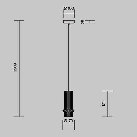 Подвесной светильник Maytoni MOD430PL-L5W3K1 - фото