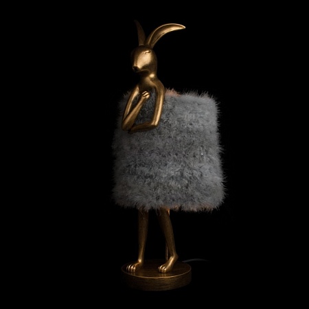 10315/B Grey fluff Настольная лампа LOFT IT Lapine - фото