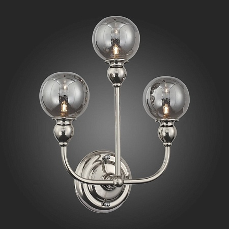 Бра ST-Luce Никель/Дымчатый G9 3*5W SL552.101.03 - фото