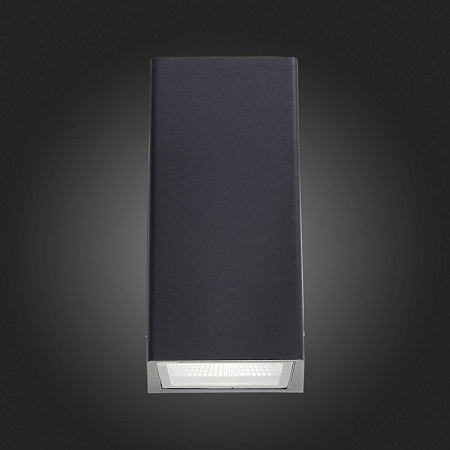 Светильник уличный настенный ST-Luce Черный кварцевый LED 2*5W 4000K SL088.421.02 - фото