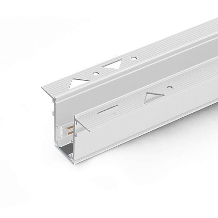 Шинопровод встраиваемый белый 1 м Slim Magnetic 85086/00 Elektrostandard - фото