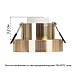 Точечный встраиваемый светильник ARTE LAMP A1240PL-1SG - фото