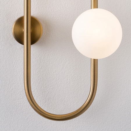 Настенное Бра Hoop Wall H77 Gold Imperiumloft 140761-26 - фото