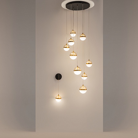 Подвесной светильник Maytoni Area MOD295PL-L120BBS3K - фото