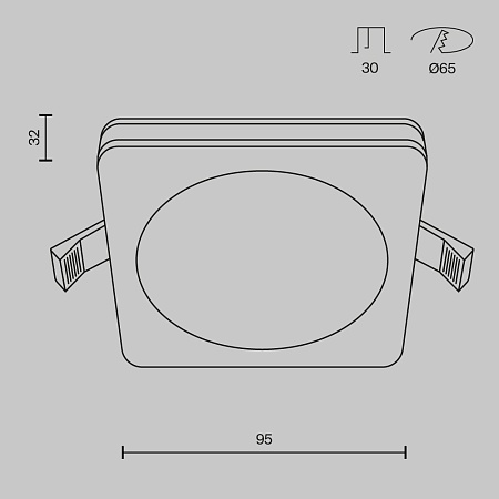 Встраиваемый светильник Technical Phanton DL303-L7W - фото