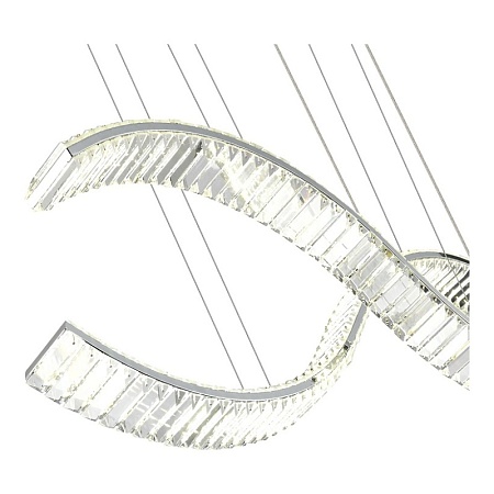 Светильник подвесной ST-Luce Хром/Прозрачный LED 1*50W 3000K SL6206.103.50 - фото