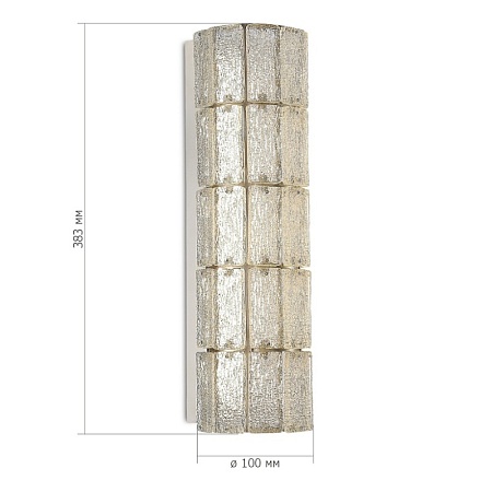 Бра ST-Luce Хром/Хром LED 1*12W 3000K SL6008.111.01 - фото