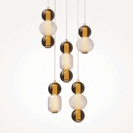 Подвесной светильник Maytoni Drop MOD273PL-L80G3K - фото