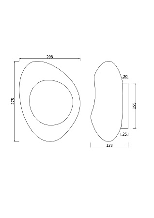 Настенный светильник (бра) Maytoni Mabell MOD306WL-01G - фото