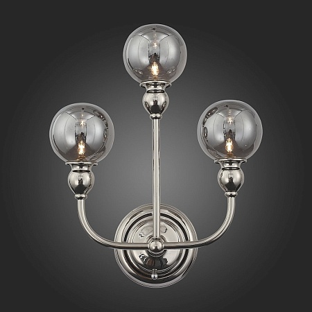 Бра ST-Luce Никель/Дымчатый G9 3*5W SL552.101.03 - фото