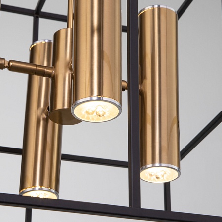 Потолочный акцентный светильник Eurosvet 70142/8 латунь - фото