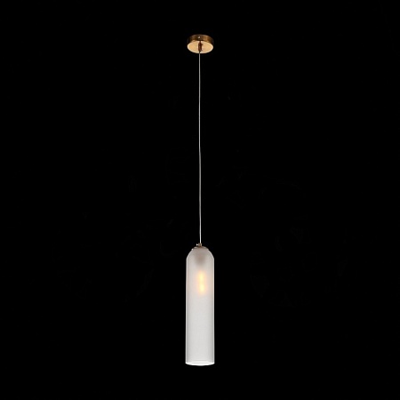 Светильник подвесной ST-Luce Латунь/Белый E27 1*60W SL1145.353.01 - фото