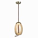 Люстра подвесная ST-Luce Бронза/Янтарный LED 1*10W 3000K SL6108.333.01 - фото