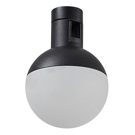 Магнитный трековый светильник FARM Черный LED 1*5W 3000K 78Lm Ra90 120 IP20 D75xH109 24 ST815.406.05 - фото