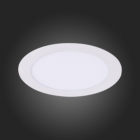 Св-к встр. Белый LED 1*12W 3000K 900Lm Ra80 110° IP20 D120xH30 220-240V ST210.538.12 - фото