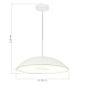 Светильник подвесной ST-Luce Белый/Белый LED 1*24W 3000K SL6128.503.01 - фото