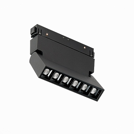 Магнитный трековый светильник Черный LED 1*6W 3000K 532Lm Ra>80 36° IP20 L120xW22xH108 ST364.436.06 - фото