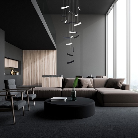 Светильник подвесной ST-Luce Черный/Черный, Белый LED 1*70W 4000K SL6232.403.16 - фото