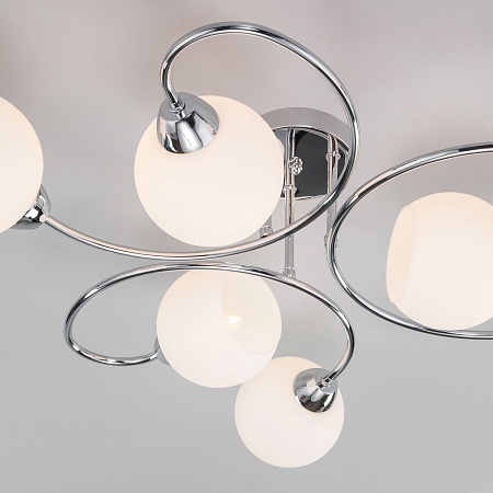 Потолочный светильник Eurosvet 30136/6 хром - фото