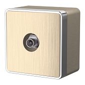 ТВ-розетка оконечная Gallant белая WL15-21-01