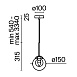 Подвесной светильник Maytoni Basic form MOD521PL-01G1 - фото