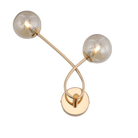 Бра ST-Luce Золотистый/Коньячный G9 2*3W SL435.201.02 - фото