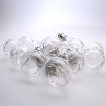 Светодиодная гирлянда Feron CL580 фигурная 3м +0.5м 5000K с питанием от батареек - фото