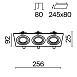 Встраиваемый светильник Technical Atom DL024-2-03W - фото